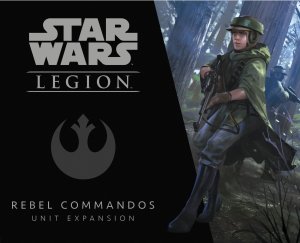 Star Wars: Legion – Rebel Commandos Unit Expansion board game cover