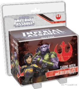 Star Wars: Imperial Assault – Sabine Wren and Zeb Orrelios Ally Pack board game cover