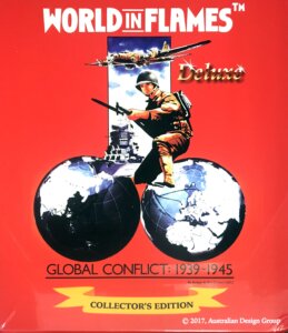 World in Flames Deluxe Edition board game cover