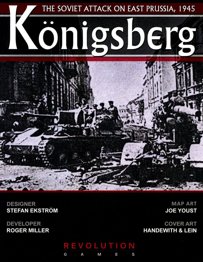 Königsberg: The Soviet Attack on East Prussia, 1945 board game cover