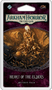 Arkham Horror: The Card Game – Heart of the Elders: Mythos Pack board game cover