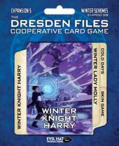 The Dresden Files Cooperative Card Game: Expansion 5 – Winter Schemes board game cover