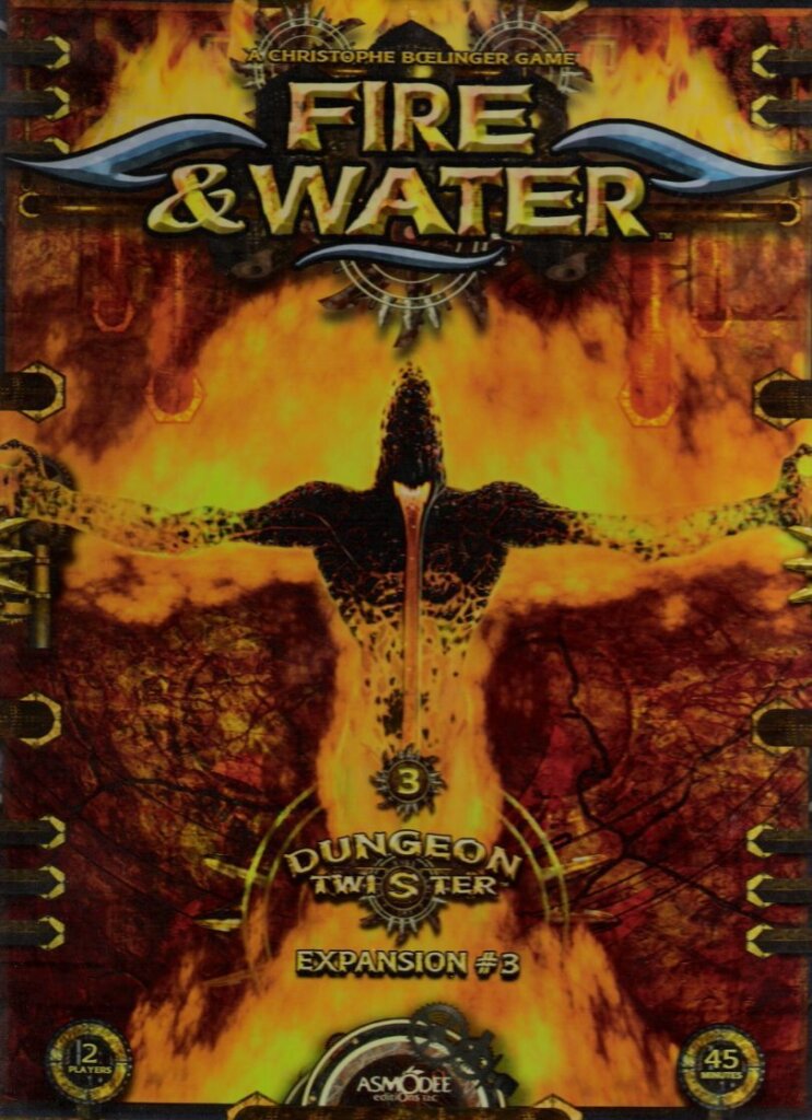 Dungeon Twister: Fire and Water board game cover