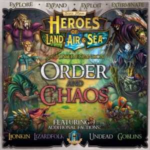 Heroes of Land, Air & Sea: Order and Chaos board game cover