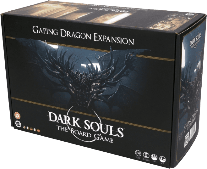 Dark Souls: The Board Game – Gaping Dragon Boss Expansion board game cover