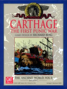 Carthage: The First Punic War – The Ancient World, Vol. II board game cover