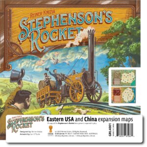 Stephenson’s Rocket: Eastern USA & China board game cover