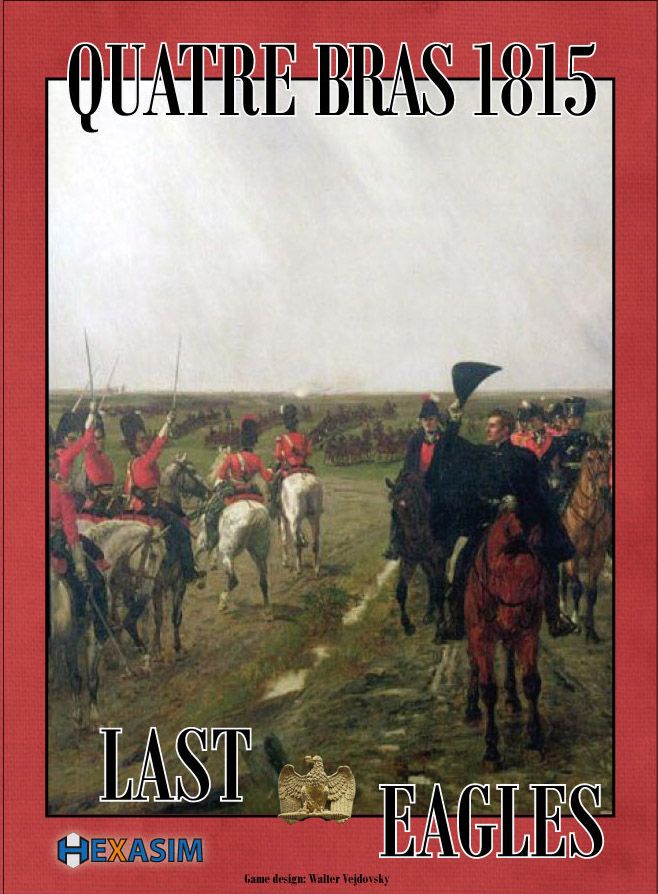 Quatre Bras 1815: Last Eagles board game cover