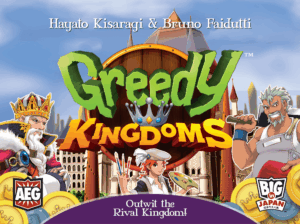 Greedy Kingdoms board game cover