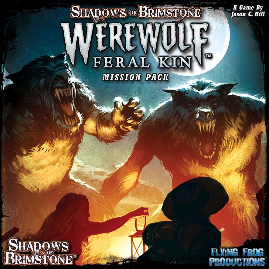 Shadows of Brimstone: Werewolf Feral Kin Mission Pack board game cover
