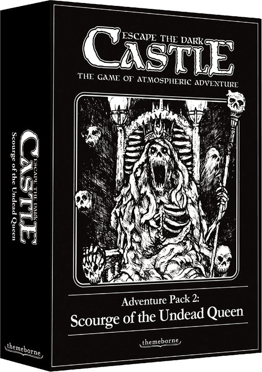 Escape the Dark Castle: Adventure Pack 2 – Scourge of the Undead Queen board game cover