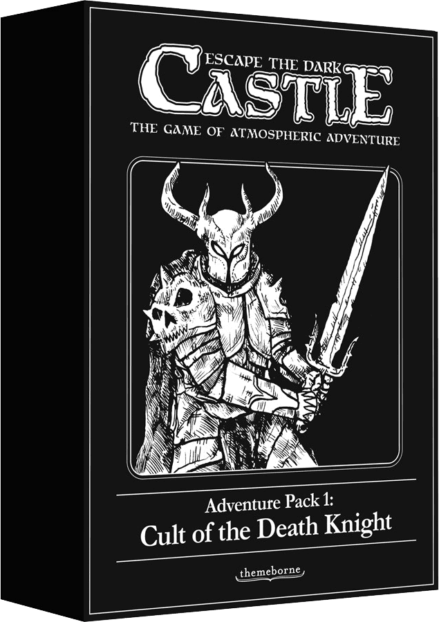 Escape the Dark Castle: Adventure Pack 1 – Cult of the Death Knight board game cover
