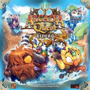 Arcadia Quest: Riders board game cover