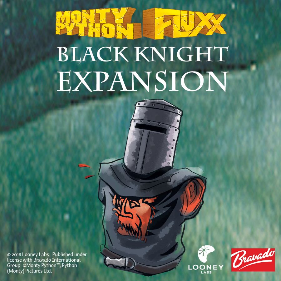 Monty Python Fluxx: Black Knight Expansion board game cover