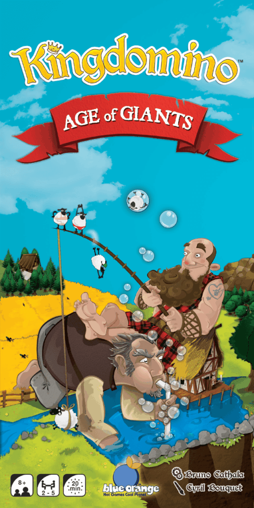 Kingdomino: Age of Giants board game cover