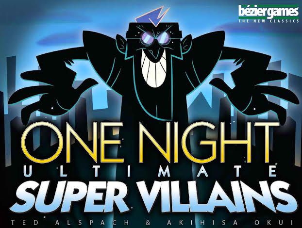 One Night Ultimate Super Villains board game cover