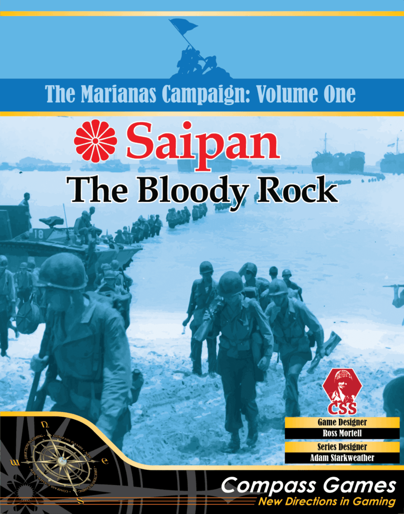 Saipan: The Bloody Rock board game cover
