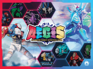AEGIS: Combining Robot Strategy Game board game cover