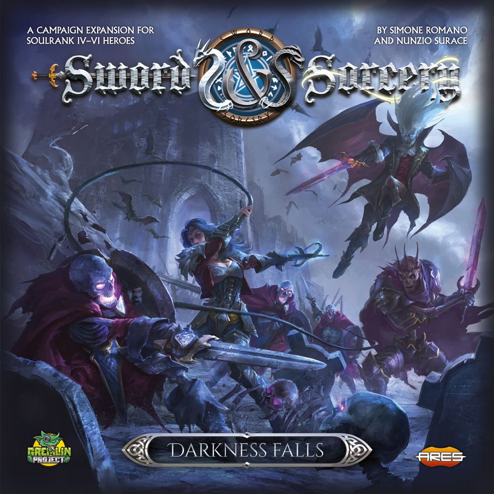 Sword & Sorcery: Darkness Falls board game cover