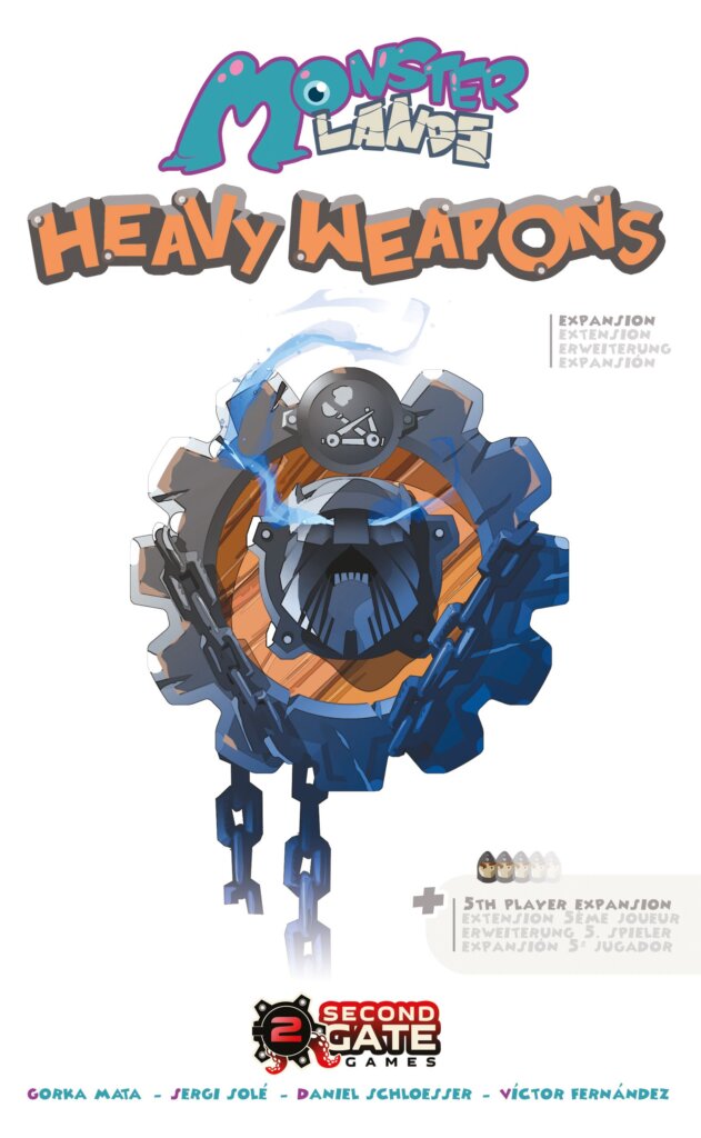 Monster Lands: Heavy Weapons & 5th Player board game cover
