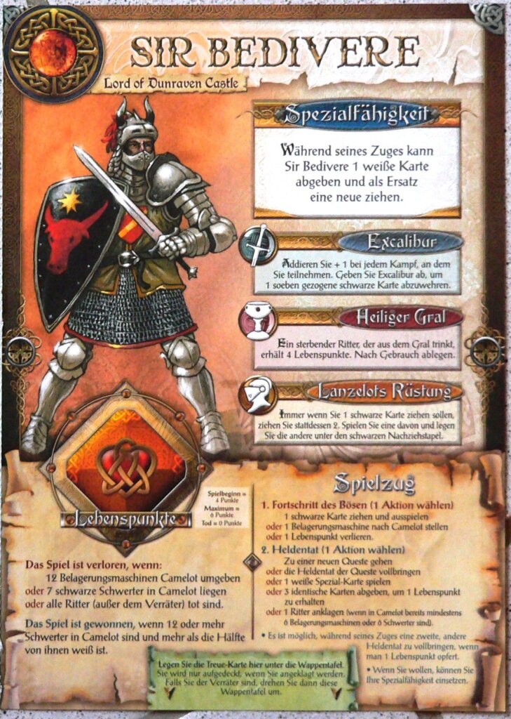 Shadows over Camelot: Sir Bedivere, the 8th Knight board game cover