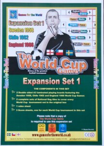The World Cup Game:  Expansion Set 1 board game cover
