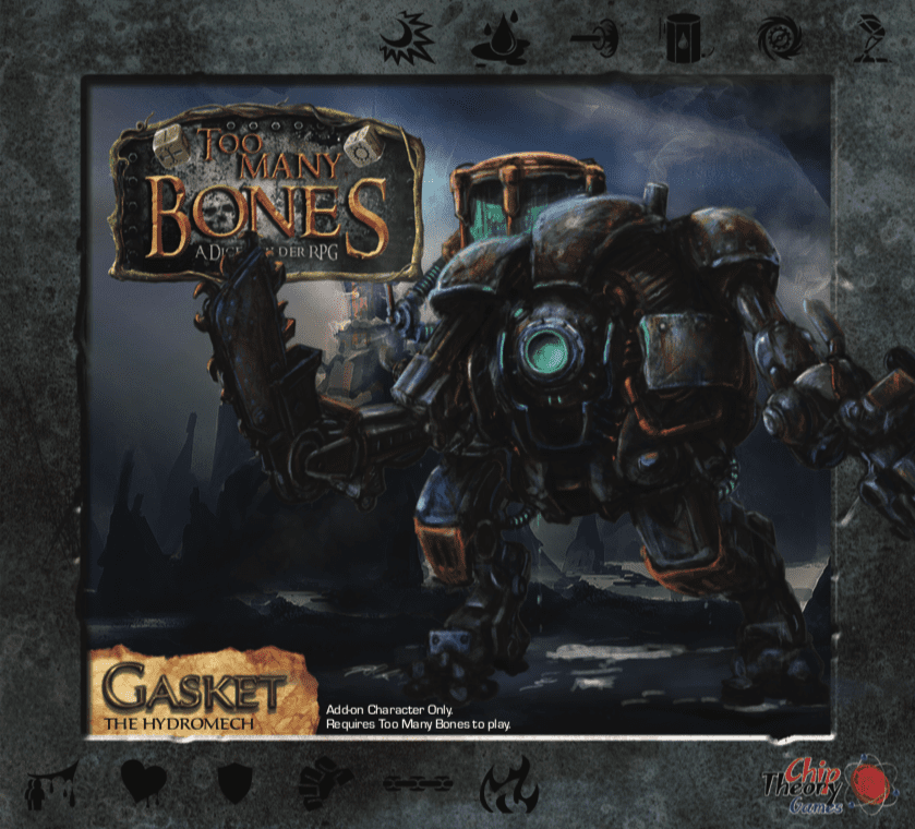 Too Many Bones: Gasket board game cover