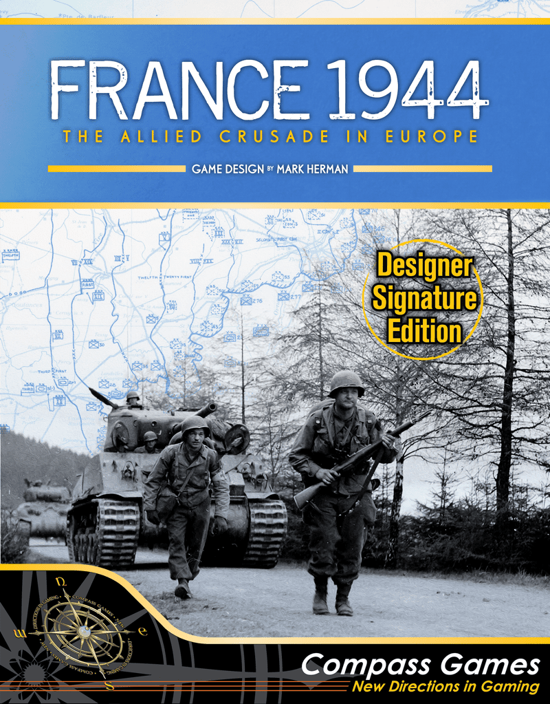 France 1944: The Allied Crusade in Europe – Designer Signature Edition board game cover