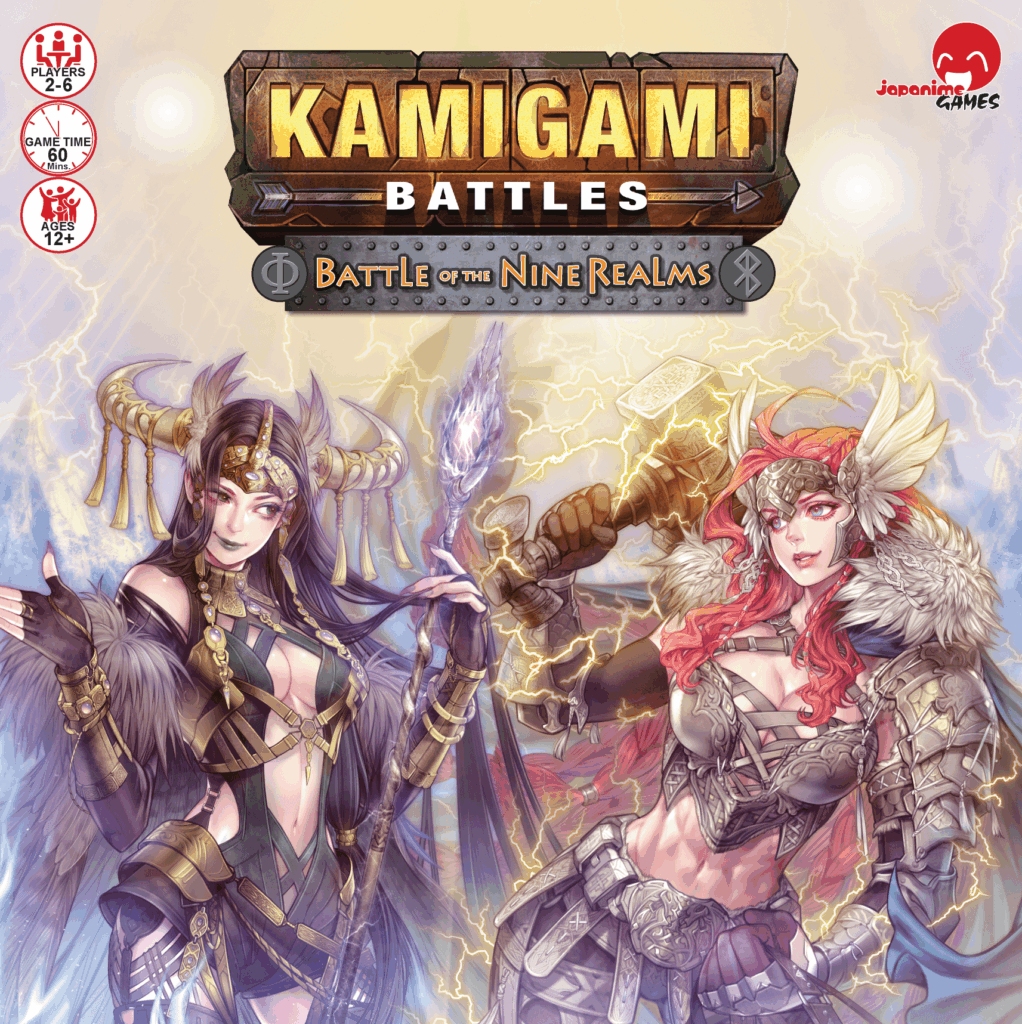 Kamigami Battles: Battle of the Nine Realms board game cover