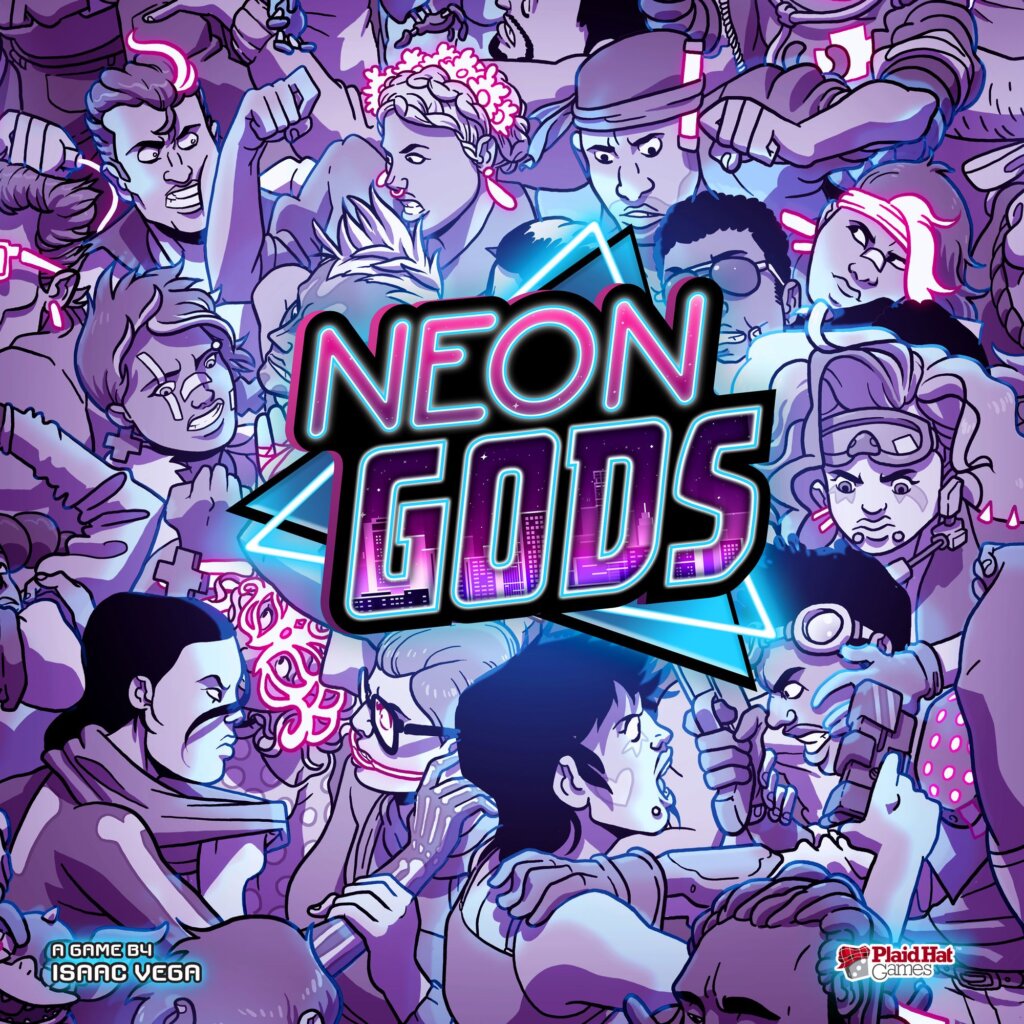 Neon Gods board game cover