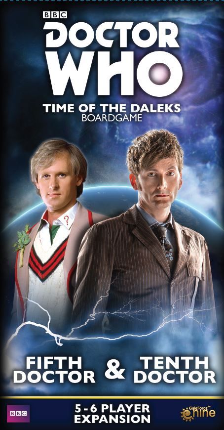 Doctor Who: Time of the Daleks – Fifth Doctor & Tenth Doctor board game cover