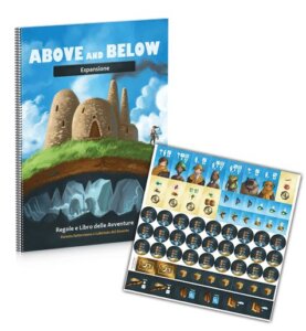 Above and Below: Desert Labyrinth and Underforest Encounter Book board game cover