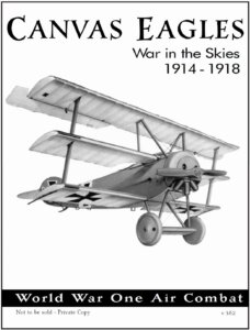 Canvas Eagles: War in the Skies 1914 – 1918 board game cover