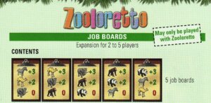 Zooloretto: Job Boards board game cover