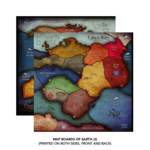 Cthulhu Wars: Six to Eight Player Earth Map board game cover