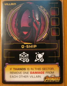 Thanos Rising: Avengers Infinity War – Q-Ship Promo Card board game cover