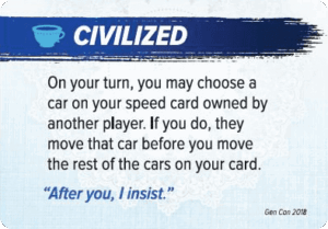 Downforce: Civilized Promo board game cover