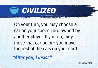 Downforce: Civilized Promo board game cover