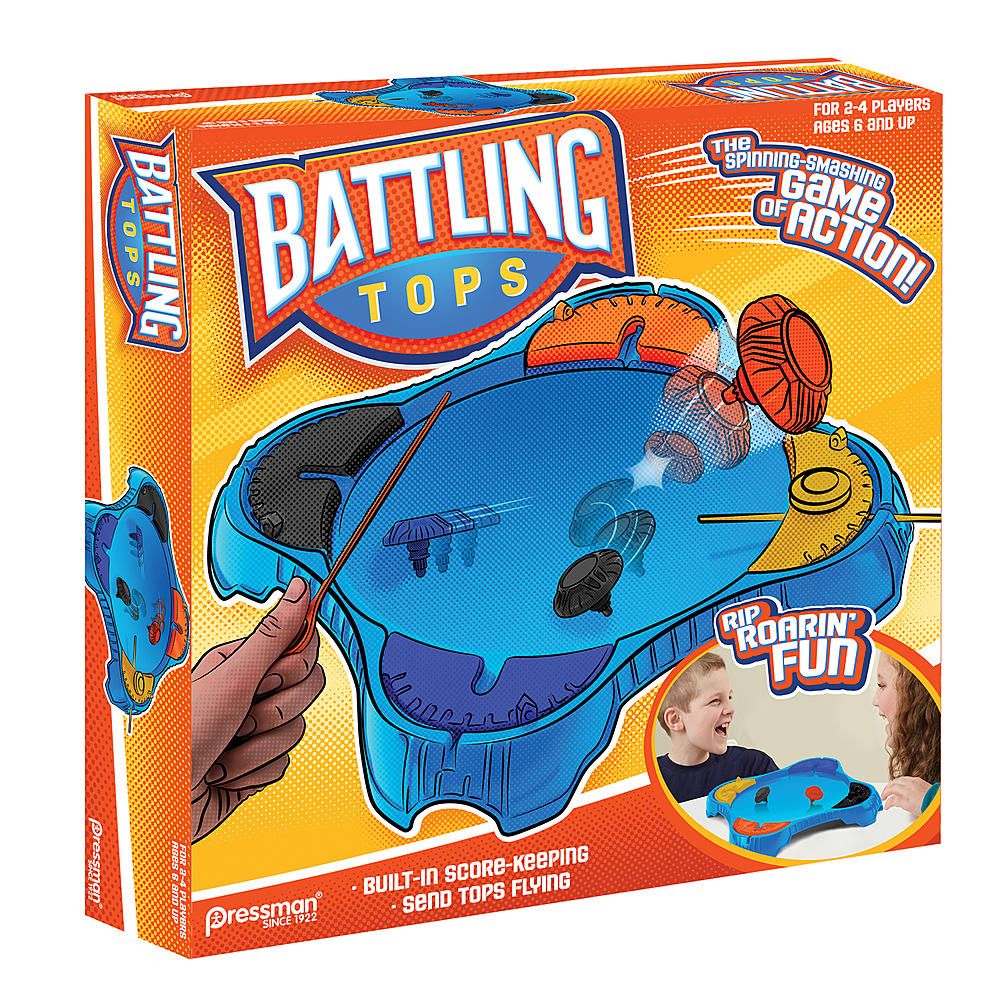 Battling Tops board game cover