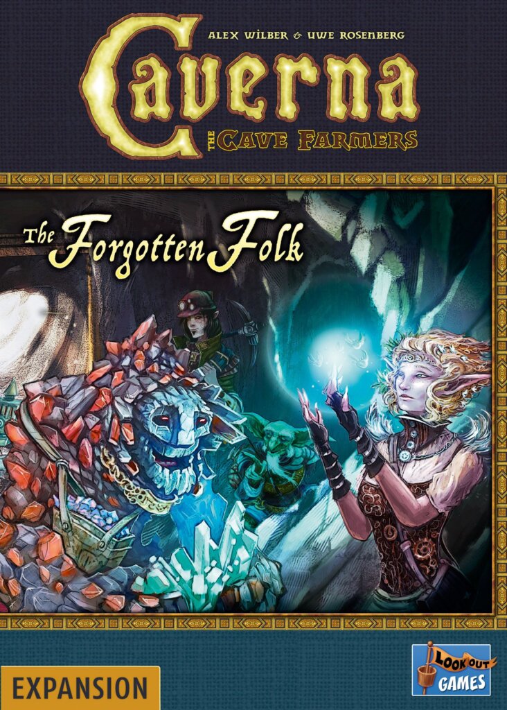 Caverna: The Forgotten Folk board game cover