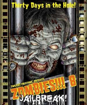 Zombies!!! 8: Jailbreak board game cover
