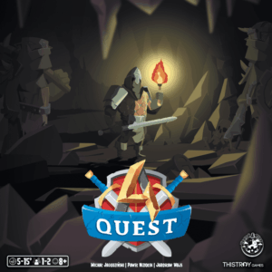 A4 Quest board game cover