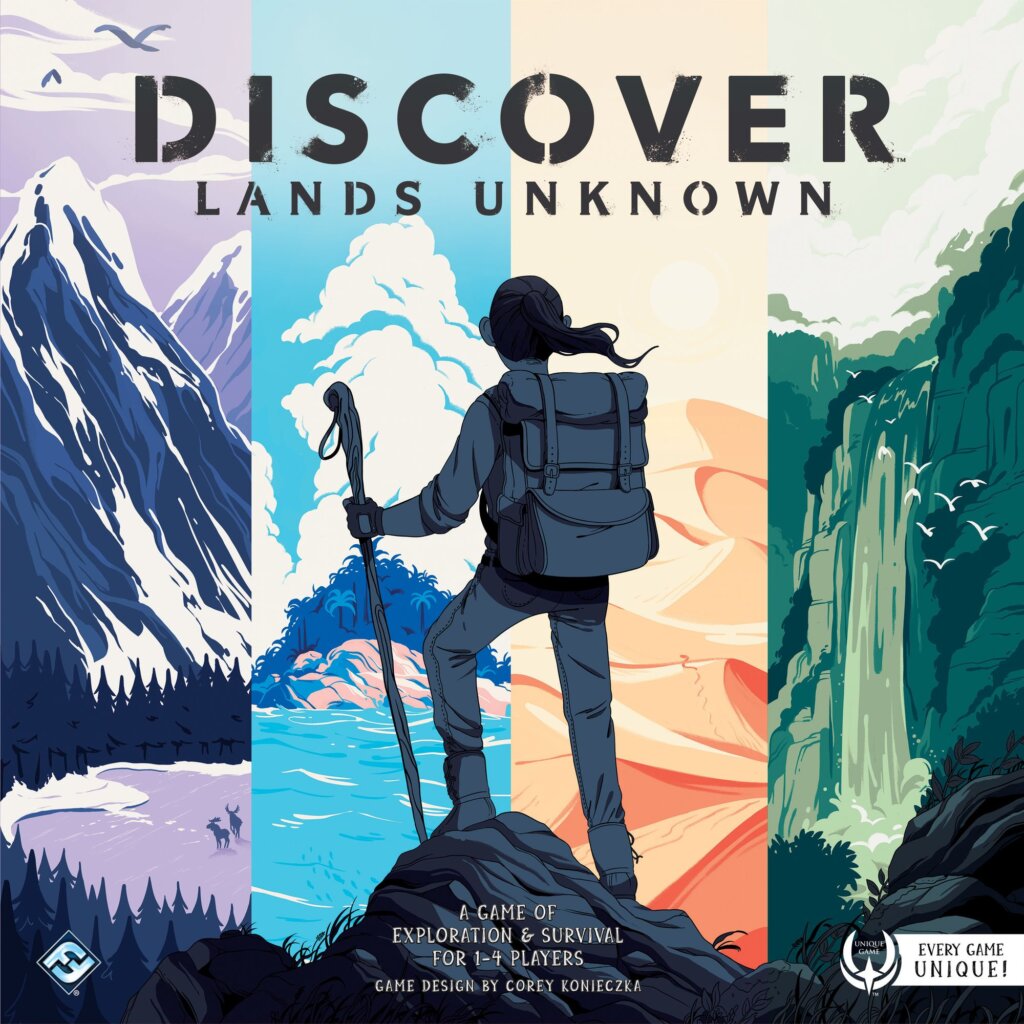 Discover: Lands Unknown board game cover