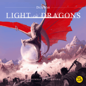 DiceWar: Light of Dragons board game cover