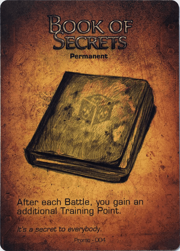 Too Many Bones: Book of Secrets Promo Card board game cover