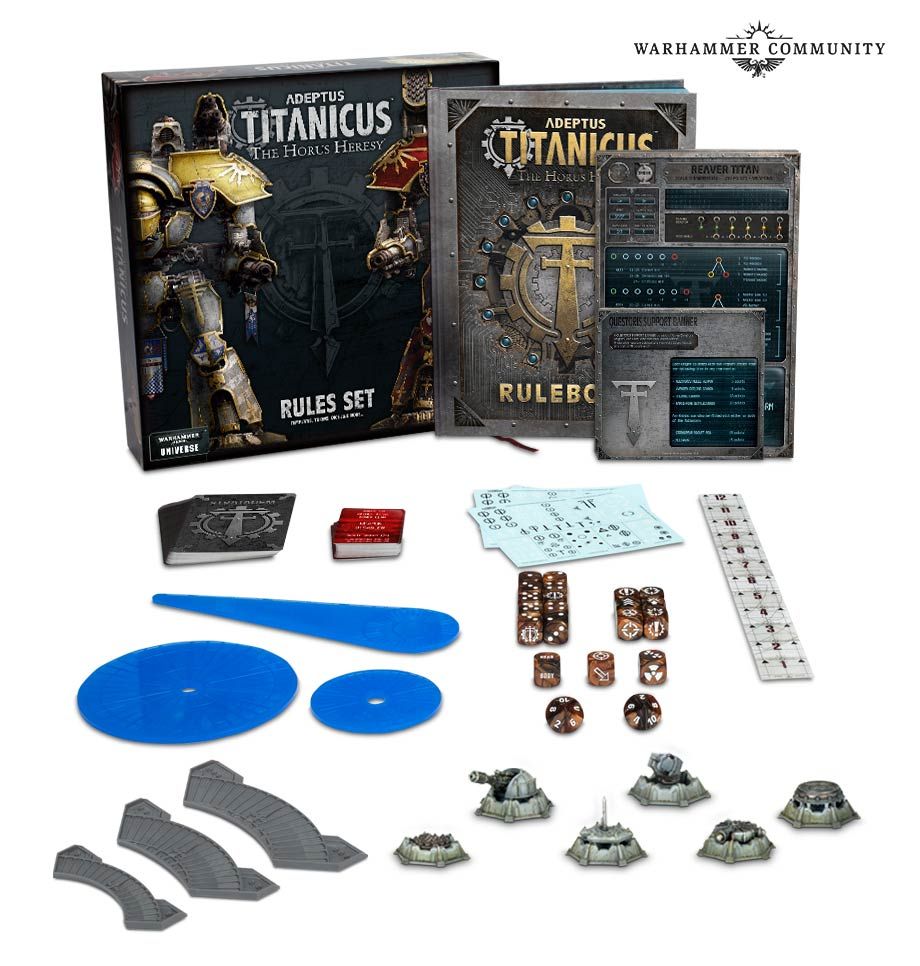Adeptus Titanicus: The Horus Heresy Rules Set board game cover