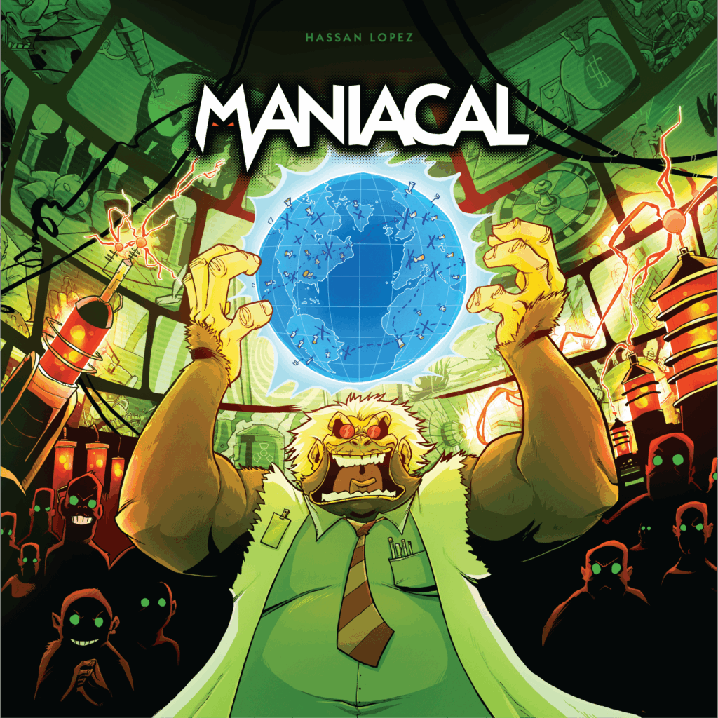 Maniacal board game cover