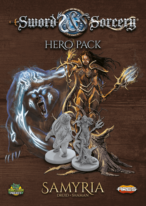 Sword & Sorcery: Hero Pack – Samyria: Druid / Shaman board game cover