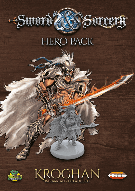 Sword & Sorcery: Hero Pack – Kroghan: Barbarian / Dreadlord board game cover
