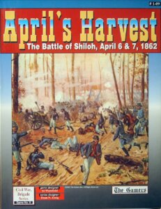 April’s Harvest: The Battle of Shiloh, April 6 & 7, 1862 board game cover